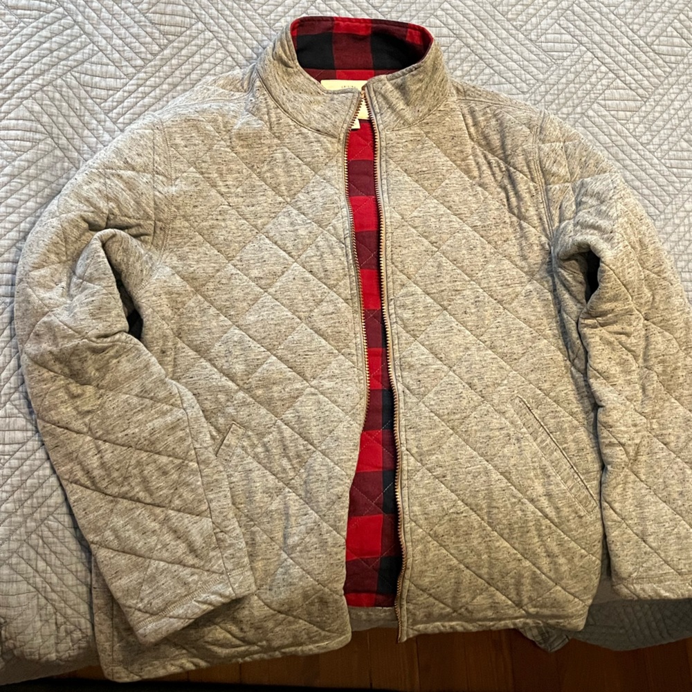Weatherproof Vintage Quilted Jacket with Buffalo Plaid Lining